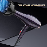 Sèche-cheveux professionnel ionique Meichen MC-8871 2000W avec moteur AC, diffuseur et support pour air froid et chaud – Vente en gros