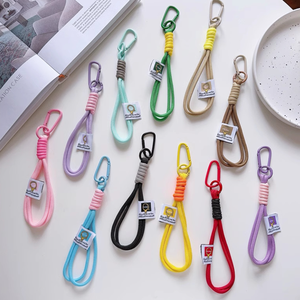 Großhandel Schlüssel anhänger <span class=keywords><strong>Lanyard</strong></span> Paar Nylon Key <span class=keywords><strong>Lanyard</strong></span> Bergsteiger Schnalle Geflochtenes Seil Tasche Anhänger - Product Image 1
