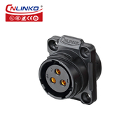Connecteurs CNLINKO, câbles, fils, connecteur industriel, fiche, étanche, 220V, circulaire, électrique, étanche, connecteur 3 broches