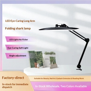 Lámpara LED de Escritorio Plegable con Clip, Diseño de Tiburón, Protección Ocular, para Uñas, Pestañas, Tatuajes y Belleza - Product Image 2