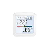 Moniteur de température et d'humidité WiFi Tuya avec écran rétroéclairé, capteur intelligent, détecteur de température et d'humidité, thermo-hygromètre