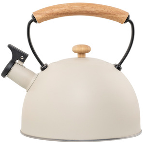 Factory Stovetop Whistling <strong>Kettle</strong> 2.5L Stainless Steel <strong>White</strong> Color Whistling Tea <strong>Kettle</strong> for Induction Cookers Gas Boiling - Product Image 1
