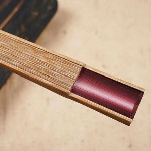 Abanico de Bambú Ecológico Único para Halloween, Cambia de Color con la Transformación Dinámica a lo Largo del Tiempo, Técnica Pintada a Mano - Product Image 1