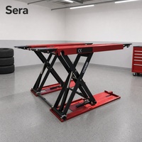 Sera MD35-12 Pont élévateur à ciseaux à hauteur moyenne certifié CE, 3,5 tonnes, système hydraulique professionnel, hauteur de levage 1200 mm, pour service pneumatique 12