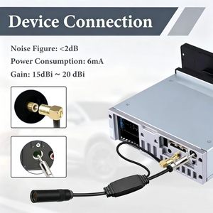 Câble adaptateur d'extension d'antenne radio universel pour voiture avec connecteur SMB, actif AM/FM/<span class=keywords><strong>DAB</strong></span>, fabriqué en Chine - Product Image 3