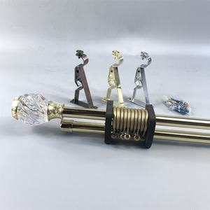 Canne à double rideau <span class=keywords><strong>EXTENSIBLE</strong></span> de 16 19mm, 1 pièce, pour DOUBLE rideau, 1.2 à 2.1 m - Product Image 3