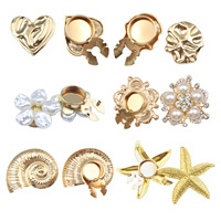 Boutons décoratifs personnalisés de haute qualité forme spéciale boutons de chemise boutons de manchette Clip sur bouton couvre pour les femmes