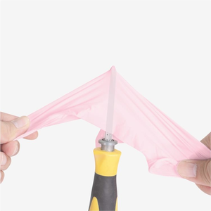 Gants d'examen médical en nitrile <span class=keywords><strong>bleu</strong></span> 510K sans poudre, sans latex, non stériles, qualité alimentaire, pour hôpital, dentisterie, laboratoire, tatouage, esthétique - Product Image 4