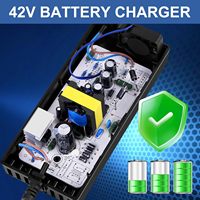 Chargeur 42V 2.5A (0.5A) pour Hoverboard, Entrée 100-240V, Sortie 42V 2.5A, Chargeur Shimano, Chargeur Teotinat, Clé à choc
