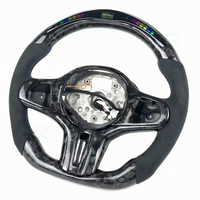 Volant en fibre de carbone forgée avec affichage LED intelligent de régime moteur, personnalisé et amélioré pour BMW M3 M4 G20 G30 G80 G32 G34 G36