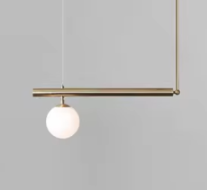 Zeal Lighting โคมไฟเหล็กสีดำสำหรับห้องรับประทานอาหารสีทองโคมไฟระย้าแบบนอร์ดิก - Product Image 2