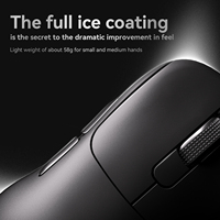 Souris de jeu sans fil optique ergonomique Ajazz AJ179 APEX PAW3950 2.4G USB légère avec design confortable pour utilisateurs droitiers