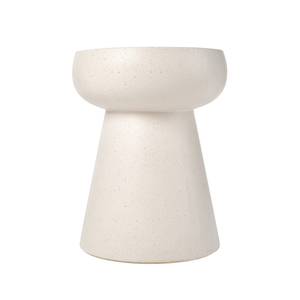 Mushroom-Shaped Outdoor Concrete Side <b>Table</b> Modern Geometric Pedestal End <b>Table</b> For Patio Garden Decorative Use - Product Image 5