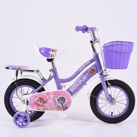 Nouveau vélo rose pour enfants avec support de livre et siège arrière, pour filles de 3 à 12 ans