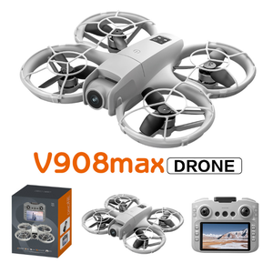 <span class=keywords><strong>Drone</strong></span> Voy8 Max pour débutants, double caméra, design pliable, moteur sans balais en plastique, vidéo 4K, temps de vol de 20 minutes, mode sans tête, gyroscope 6 axes - Product Image 4
