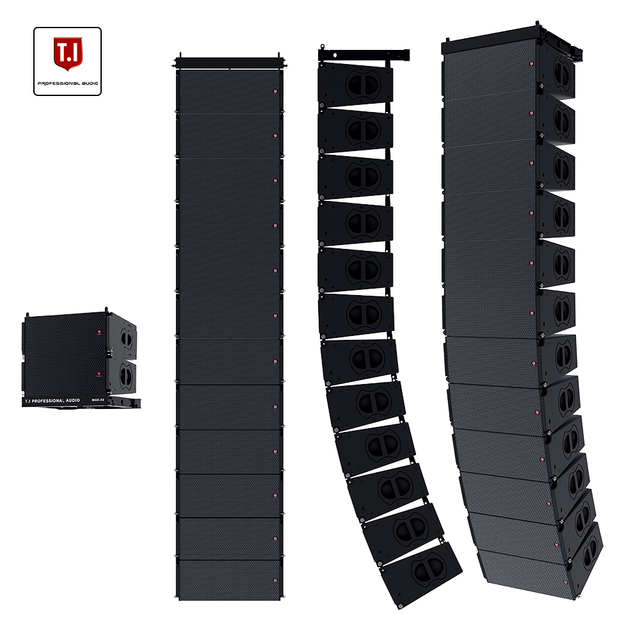 Best Quality Passive Mini Waterproof Dual 6.5 Inch 2 Way Line Array System Speakers for Church