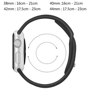 Coolyep Luxury 29 Colors Soft <span class=keywords><strong>Watch</strong></span> Band Silicone <span class=keywords><strong>Watch</strong></span> Strap for <span class=keywords><strong>Apple</strong></span> <span class=keywords><strong>Watch</strong></span> 1/2/3/4/5/6/<span class=keywords><strong>SE</strong></span> for iwatch - Product Image 5