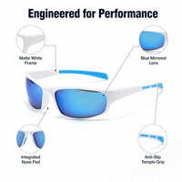 Nouvelles Lunettes de Cyclisme 2025 Tendance Dorées Unisexe Anti-Vent Anti-Sable Polarisées UV400 Anti-Buée Réglables