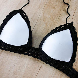 Bikini de Ganchillo de Algodón, Arte Hecho a Mano, Anti-UV, Transpirable - Product Image 1