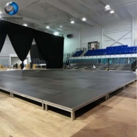 Spectacle mobile en aluminium de haute qualité scènes en aluminium plate-forme d'événement scène de Concert de mariage réglable Portable pour extérieur intérieur