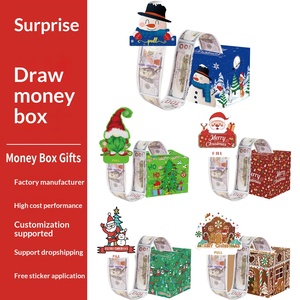 Novedad 2026: Cajas de Regalo Temáticas de Navidad en Forma de Cubo para Atraer la Fortuna, Varios Estilos, Disponibles para Venta Transfronteriza - Product Image 2