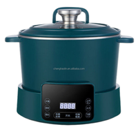 Autocuiseur multifonctionnel en acier inoxydable 3L à levage automatique, pour riz faible en sucre, avec fonction de réservation et de minuterie