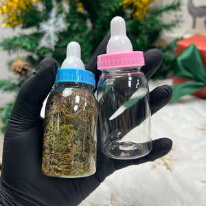 50ml 70ml Baby Shower Botella de regalo Azul Rosa Bautismo <span class=keywords><strong>Bautizo</strong></span> Fiesta de cumpleaños Favores Regalo Favores Botella de dulces - Product Image 6