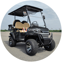 Nouvelle voiturette de golf tout-terrain électrique 4 places 48V en acier et plastique avec batterie au plomb certifiée CE EEC DOT GCC