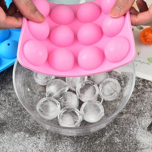 OEM ODM thực phẩm Lớp 12 khoang molde silicon vòng hình bánh Lolly Maker sô cô la kẹo Băng Khuôn Silicone Lollipop khuôn - Product Image 3