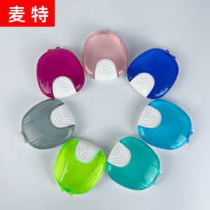 Estuche dental de plástico para retenedores de ortodoncia, estuche dental con forma de concha, almacenamiento tipo squeeze, caja portátil para cuidado y limpieza. - Product Image 1