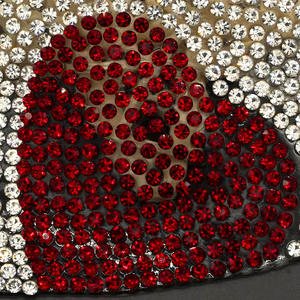 时尚五角星心形全水钻铁贴片热固定胶贴纸衣服t恤贴花贴片 - Product Image 4