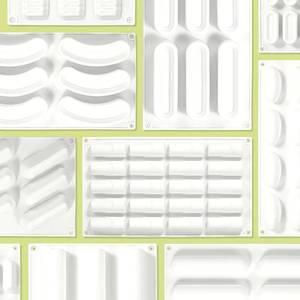 MUYULINS factory can customize multi-cavity <b>baking</b> molds, rectangular LFGB platinum food-grade <b>silicone</b> mousse cake molds - Product Image 4