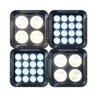 Projecteur LED PAR 16x10W RGBW DMX512 en aluminium pour intérieur/extérieur, étanche IP66, CRI90, pour événements et mariages