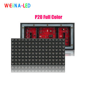 แผงไฟ LED กลางแจ้ง P20 กันน้ำระดับ IP65 ความสว่าง <span class=keywords><strong>9000cd</strong></span> รับประกัน 2 ปี สำหรับป้ายข้อมูลการจราจรในเมืองบนทางหลวง CMS - Product Image 3
