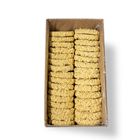 Factory Wholesale Dried Durum Wheat Instant Noodles Bulk Low-Fat Sugar-Free Chow Mein Noodle Cakes 4.5kg Box Packing Halal Food