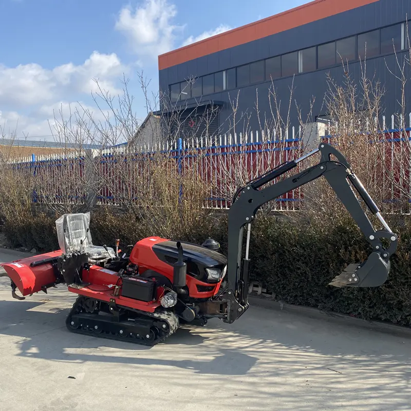 Trattore cingolato agricolo agricolo cinese 25HP 35HP mini trattore in vendita