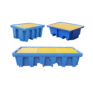 Có thể tháo rời OSHA tuân thủ thứ cấp nguy hiểm hóa chất lưu trữ ngăn chặn Pallet ANTI-DERRAME 4 tambores - Product Image 2