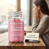 Gummies de Collagène Délicieux à Usage Quotidien, Suppléments Alimentaires Personnalisables avec Logo, Qualité Supérieure, Fabrication GMP, Livraison Rapide, Prix Usine