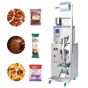 Automatic VFFS Vertical Form Fill and Seal Packaging Machine for Granule Powder Rice Sugar Coffee Tea Bag Packing Machine