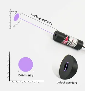 고정밀 블루 레이저 450nm 473nm 488nm 5mw 50mw 200mw 500mw 1500mw 3000mw 블루 도트