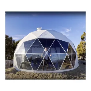 Hot Selling New Design Hotel Polycarbonate Dome Tent Modular Prefab PC Crystal Bubble Dome House For Resort