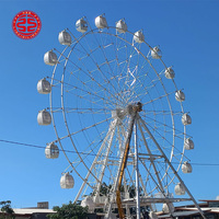 Vidéo YouTube populaire : Grande roue d'extérieur climatisée en métal pour parcs d'attractions