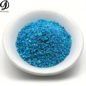Chips de OP01-OP92 sintético cultivado en laboratorio, Ópalo triturado para joyería de anillo con incrustaciones DIY - Product Image 1