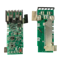 Carcasa de Batería de Litio para MIL MWK M18 18V 5.0Ah / 6.0Ah / 8.0Ah / 9.0Ah / 12.0Ah, Carcasa de Plástico con Protección de Carga PCB BMS