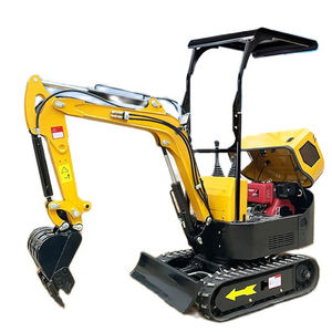 Nouvelle mini-excavatrice sur chenilles de haute qualité, 1 tonne, composants puissants, moteur, pompe, pour travaux de construction et de terrassement - Product Image 3
