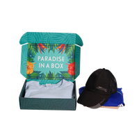 Emballage postal en carton ondulé personnalisé pour vêtements cosmétiques bijoux sweats à capuche fourrures ensemble de gaufrage par stratification mate 50 pièces