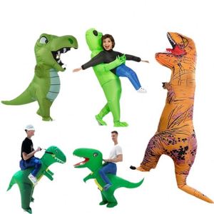 Disfraz Inflable de Dinosaurio para Adultos, Traje de Tiranosaurio Rex de Cuerpo Completo, Plástico Resistente, DC 12V, para Halloween, Cosplay y Fiestas - Product Image 4
