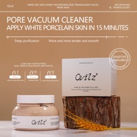 Masque facial en argile Ovilz pour éliminer les points noirs, anti-acné, kaolin, nettoyage en profondeur des pores, masque hydratant vegan, masque éclatant pour peaux sèches et sensibles