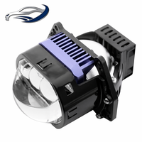 Projecteur de phare LED carré de 3 pouces, 6000K, 12V, faisceau haut/bas, triple faisceau direct, super lumineux, haute luminosité, ajustement universel