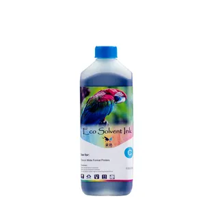 Digitaldruck farbe Eco Solvent Ink Für Epson Digital Flach bett drucker mit 4/6/8 Farbe